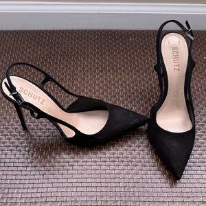 SCHUTZ Elegant Black Pointed Heels